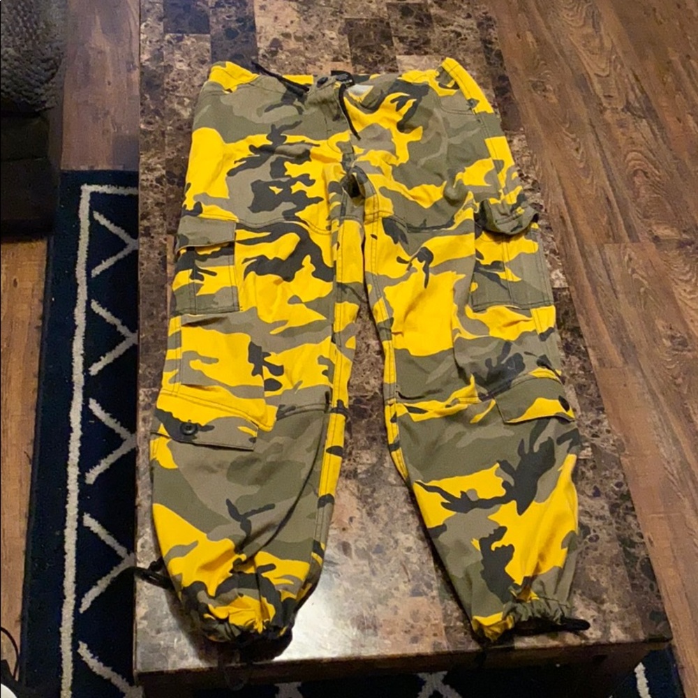 Camouflage cargo pants